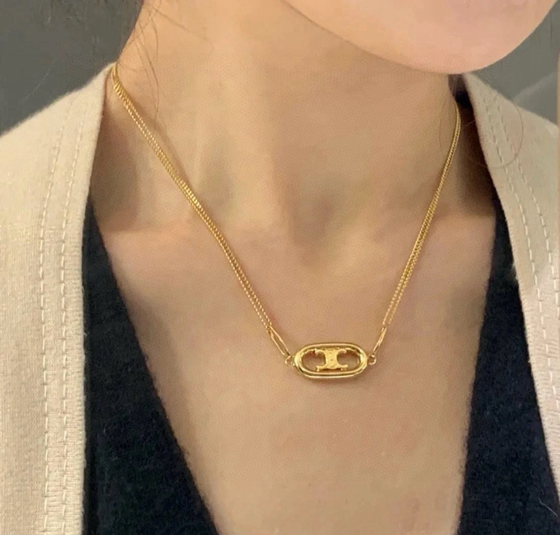 Martin Graham jewelry accessory in polished metal-tone – front view