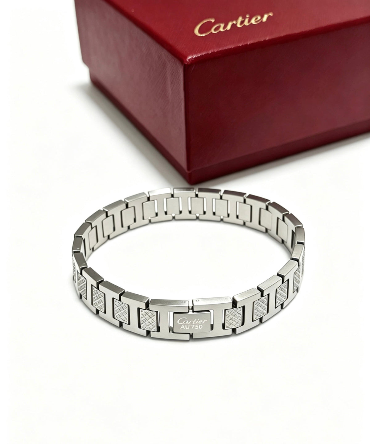 Martin Graham bracelet in polished metal-tone – front view