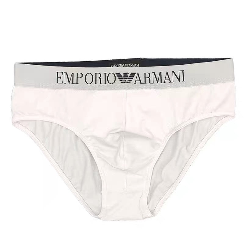 Emporio Armani Logo Brief Men's Briefs - 3-Piece Box