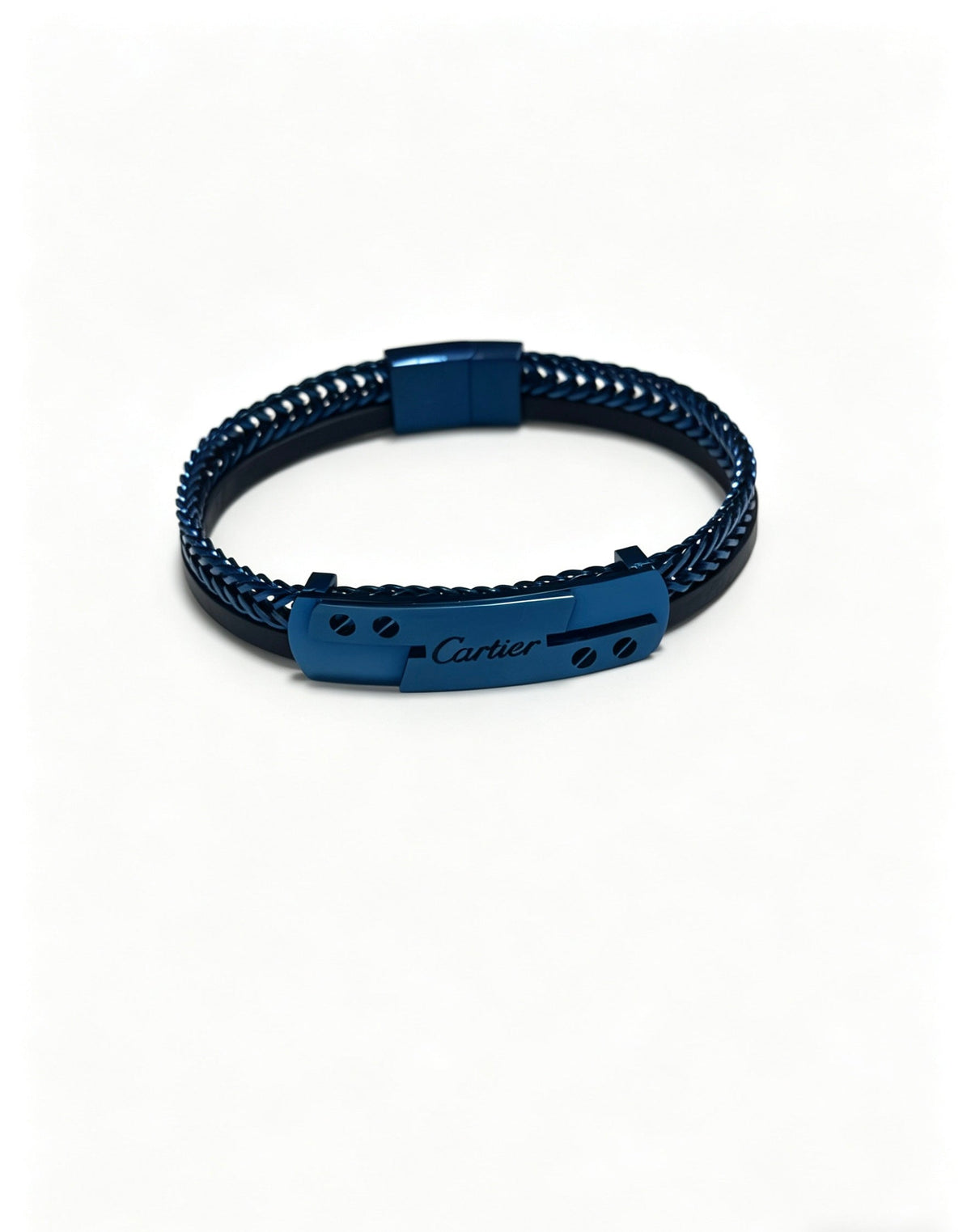 Martin Graham bracelet in polished metal-tone – front view