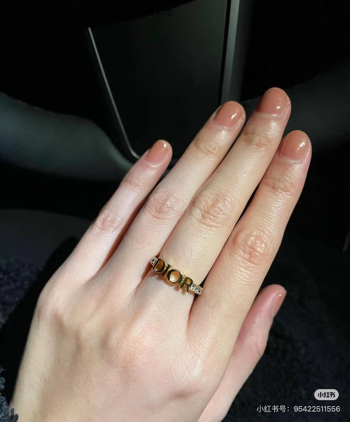 Martin Graham ring in polished metal-tone – front view