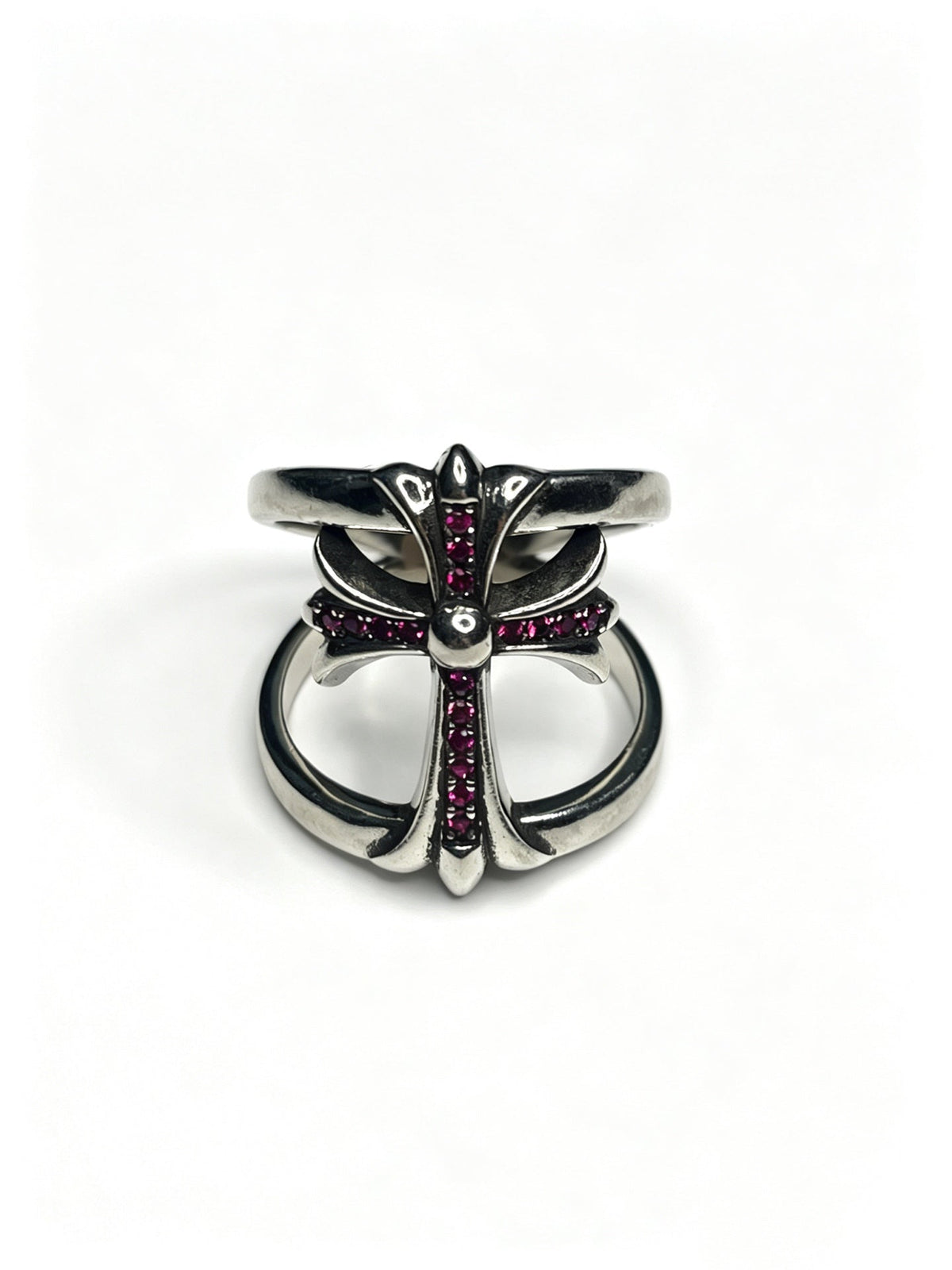 Martin Graham ring in polished metal-tone – front product view
