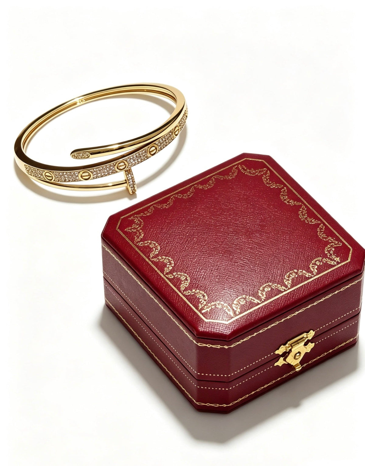 Martin Graham bracelet in polished metal-tone – front view