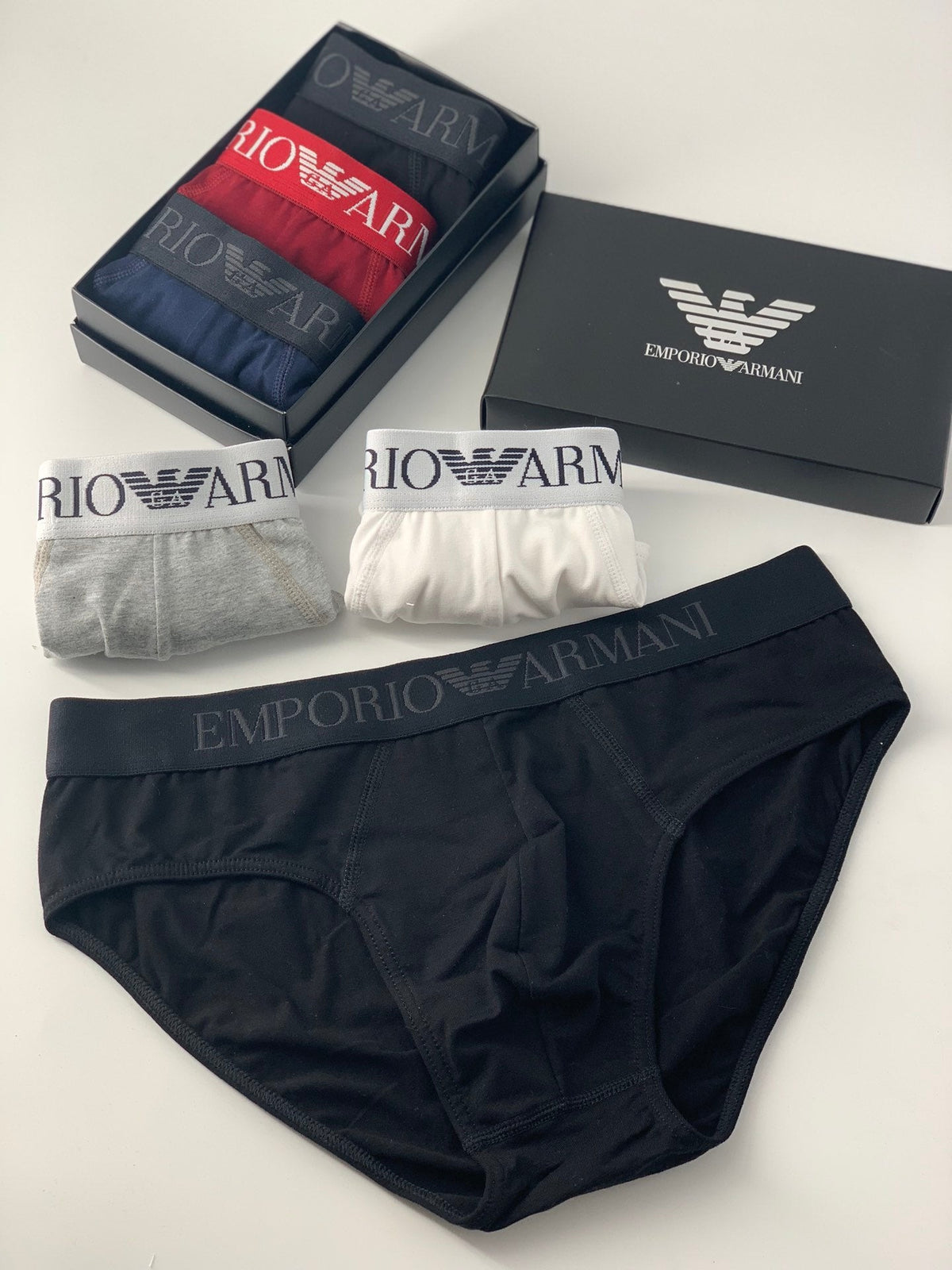 Emporio Armani Cotton Men's Briefs - Sizes L-XXXL