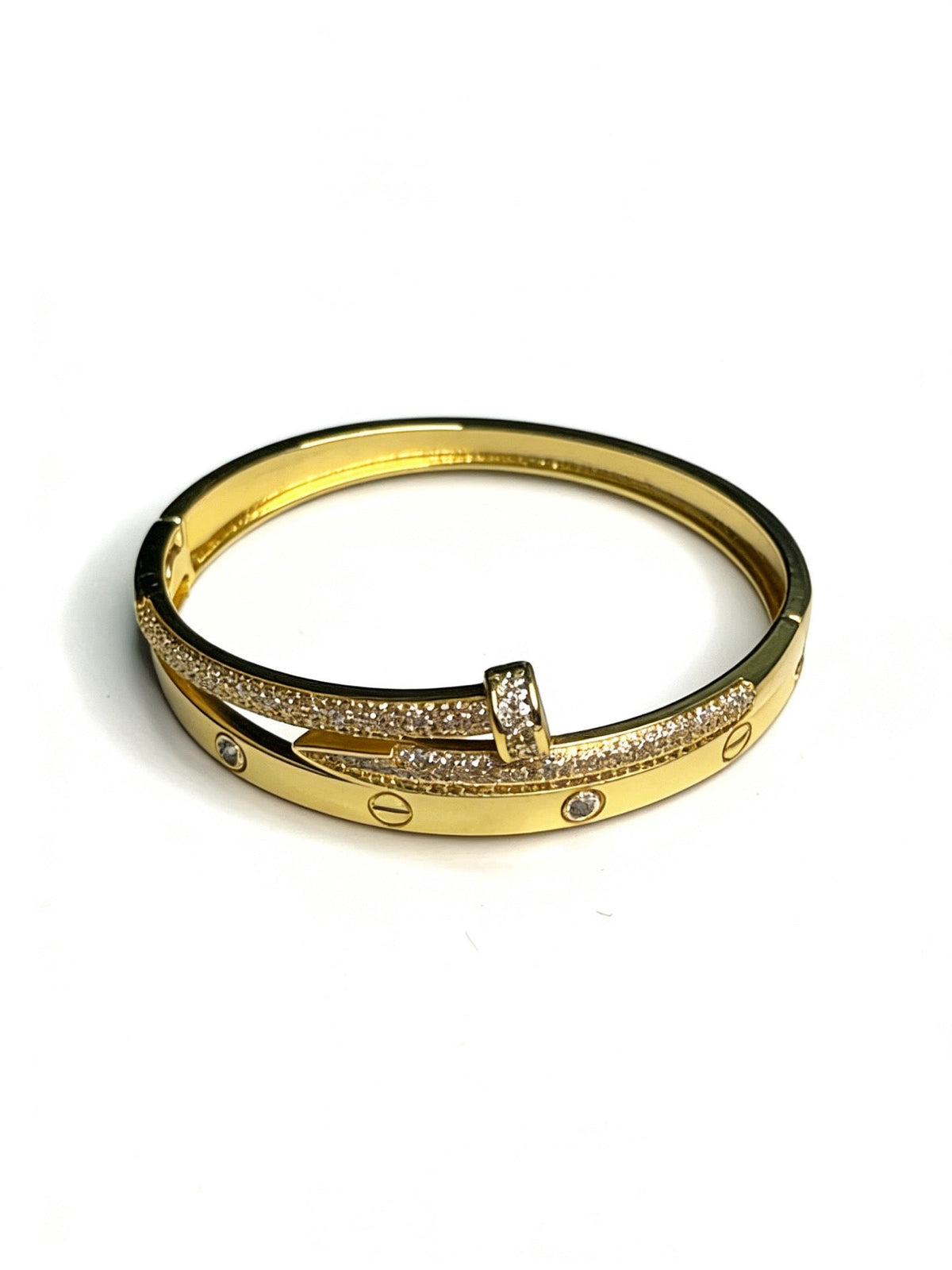 Martin Graham bracelet in polished metal-tone – front view