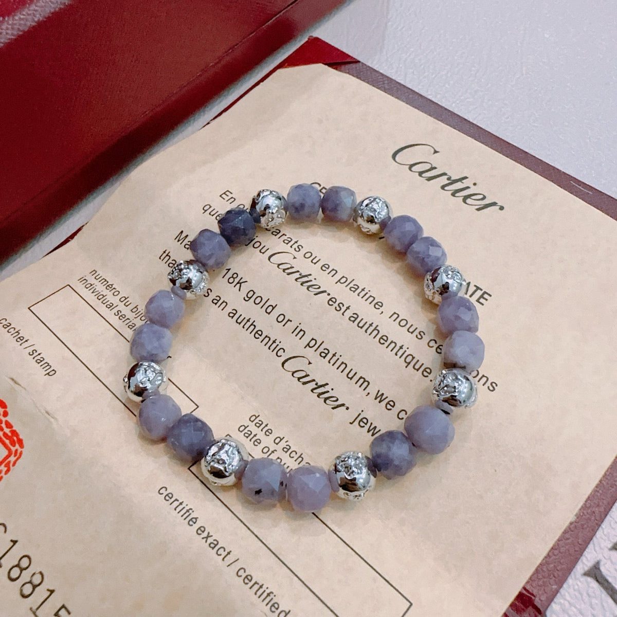Martin Graham bracelet in polished metal-tone – front view