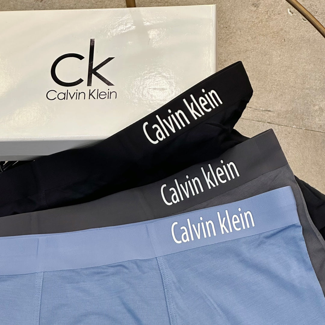 Calvin Klein Regenerated cotton Clean Tonal Waistbands Men's Boxer Briefs - 3-Piece Box