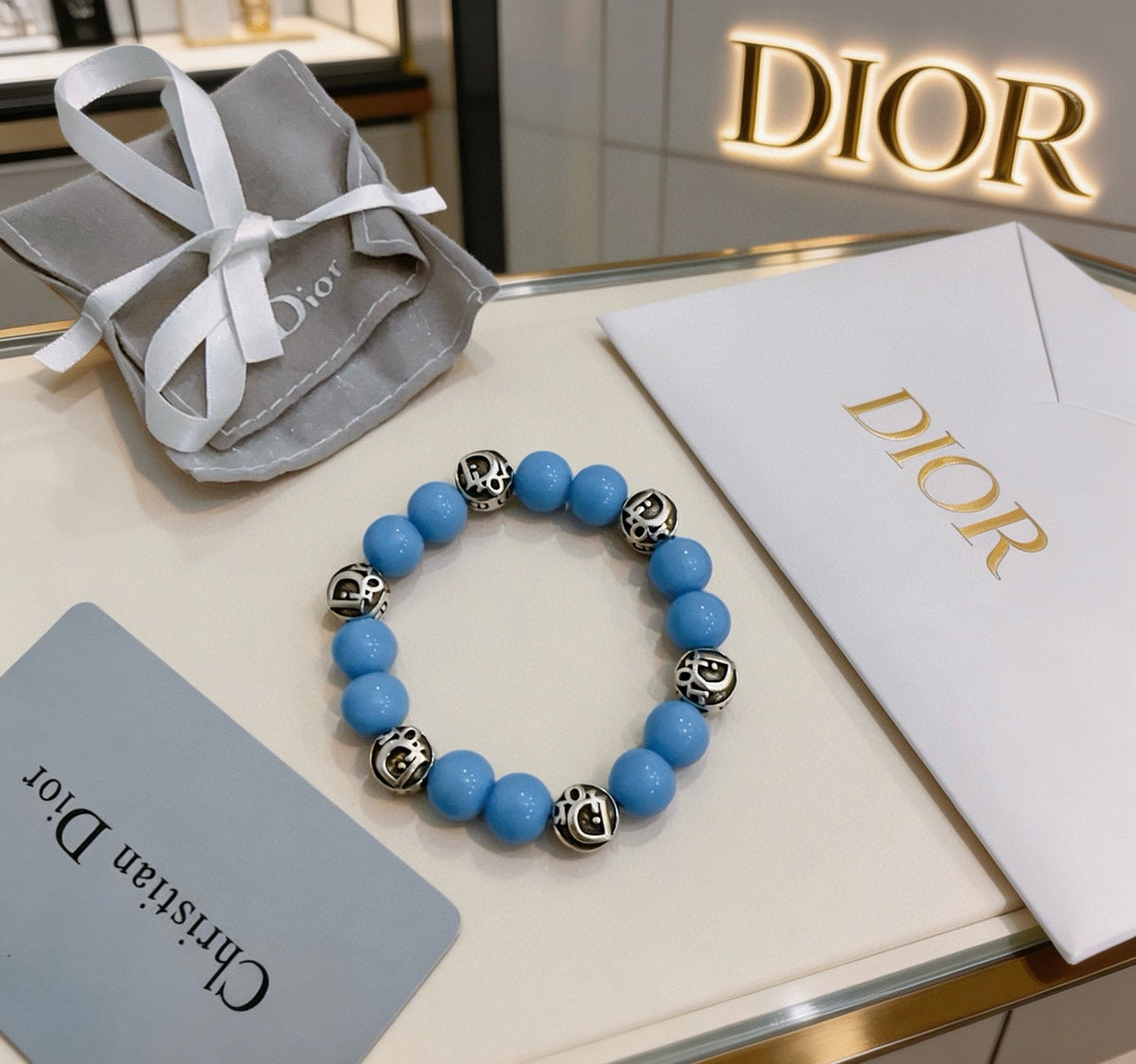 Martin Graham bracelet in polished metal-tone – front view