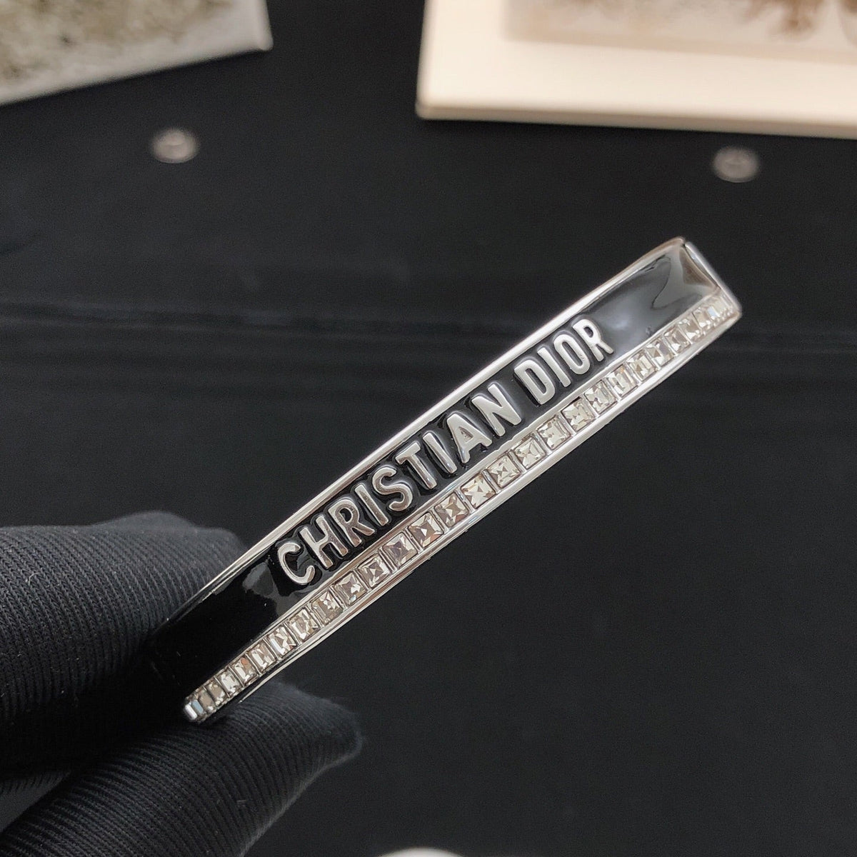 Martin Graham bracelet in polished metal-tone – front view