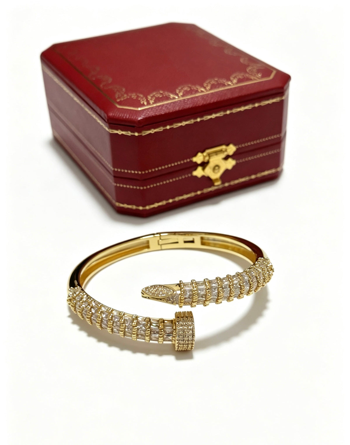 Martin Graham bracelet in polished metal-tone – front view