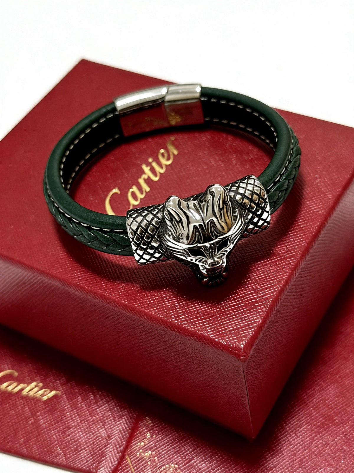 Martin Graham bracelet in polished metal-tone – front view