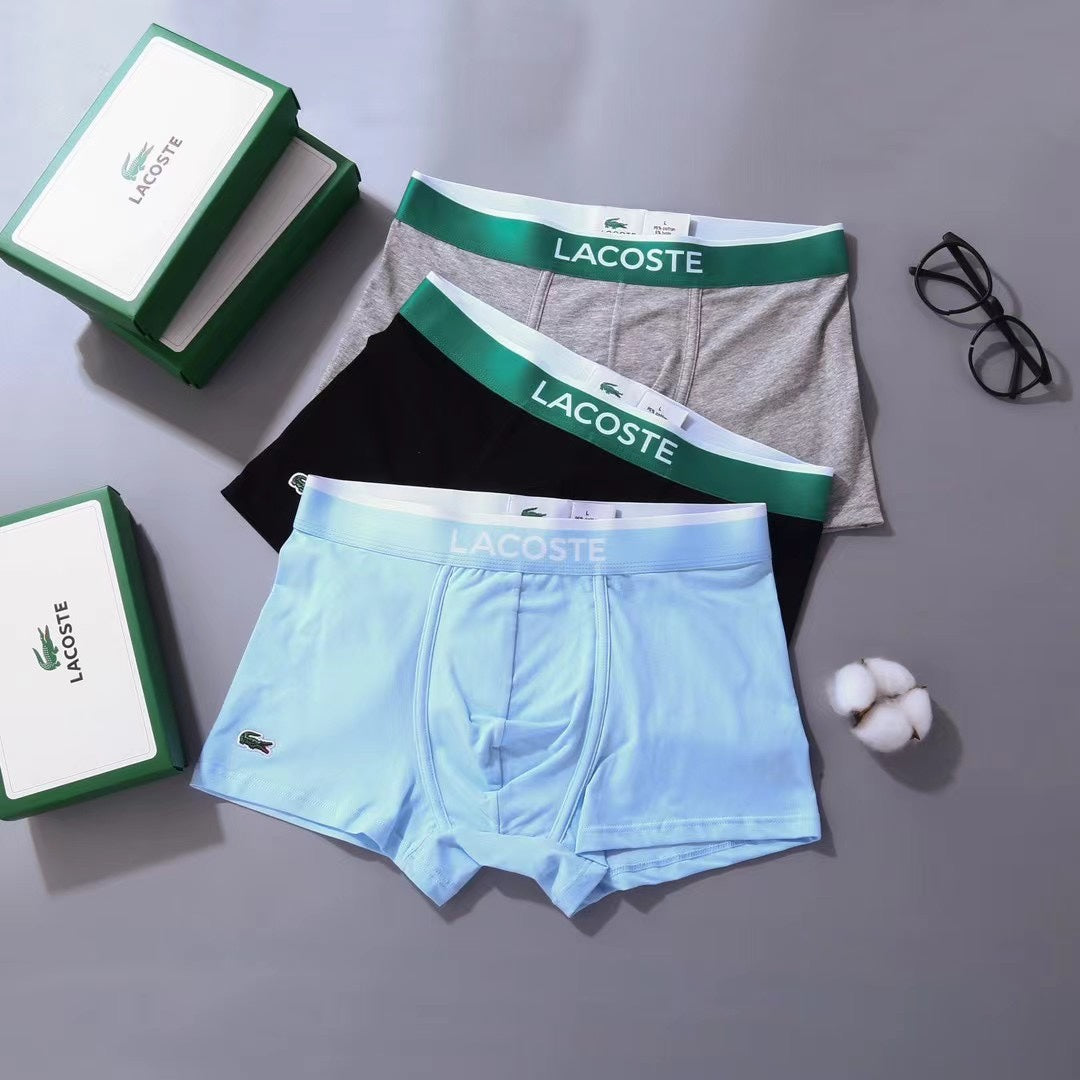 Lacoste Crocodile Details Men's Boxer Briefs