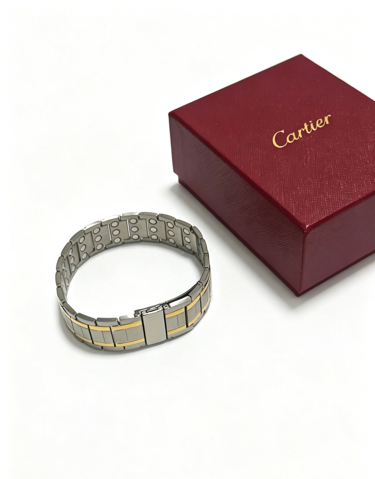 Martin Graham bracelet in polished metal-tone – front view