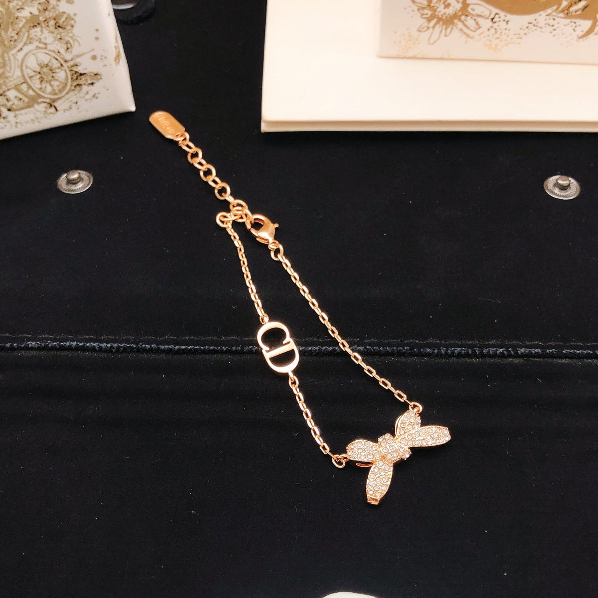Martin Graham bracelet in polished metal-tone – front view