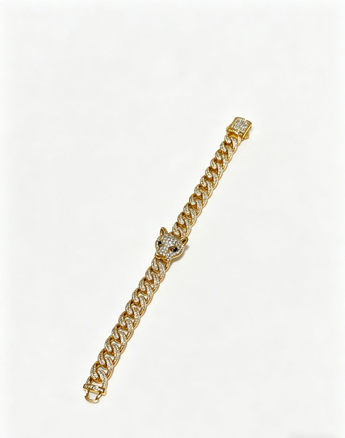 Martin Graham bracelet in polished metal-tone – front view