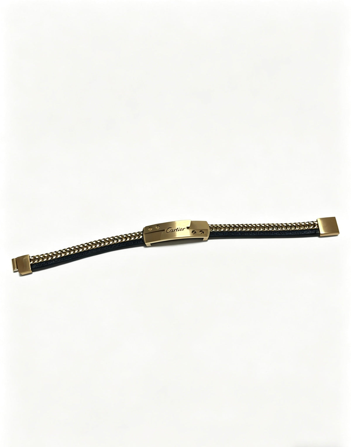 Martin Graham bracelet in polished metal-tone – front view