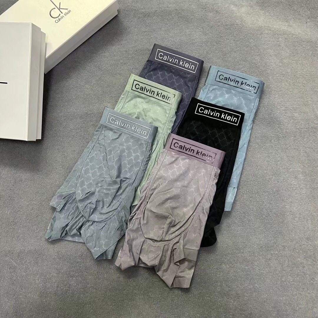 Calvin Klein Tonal Logo Waistbands Men's Boxer Briefs - 3-Piece Box