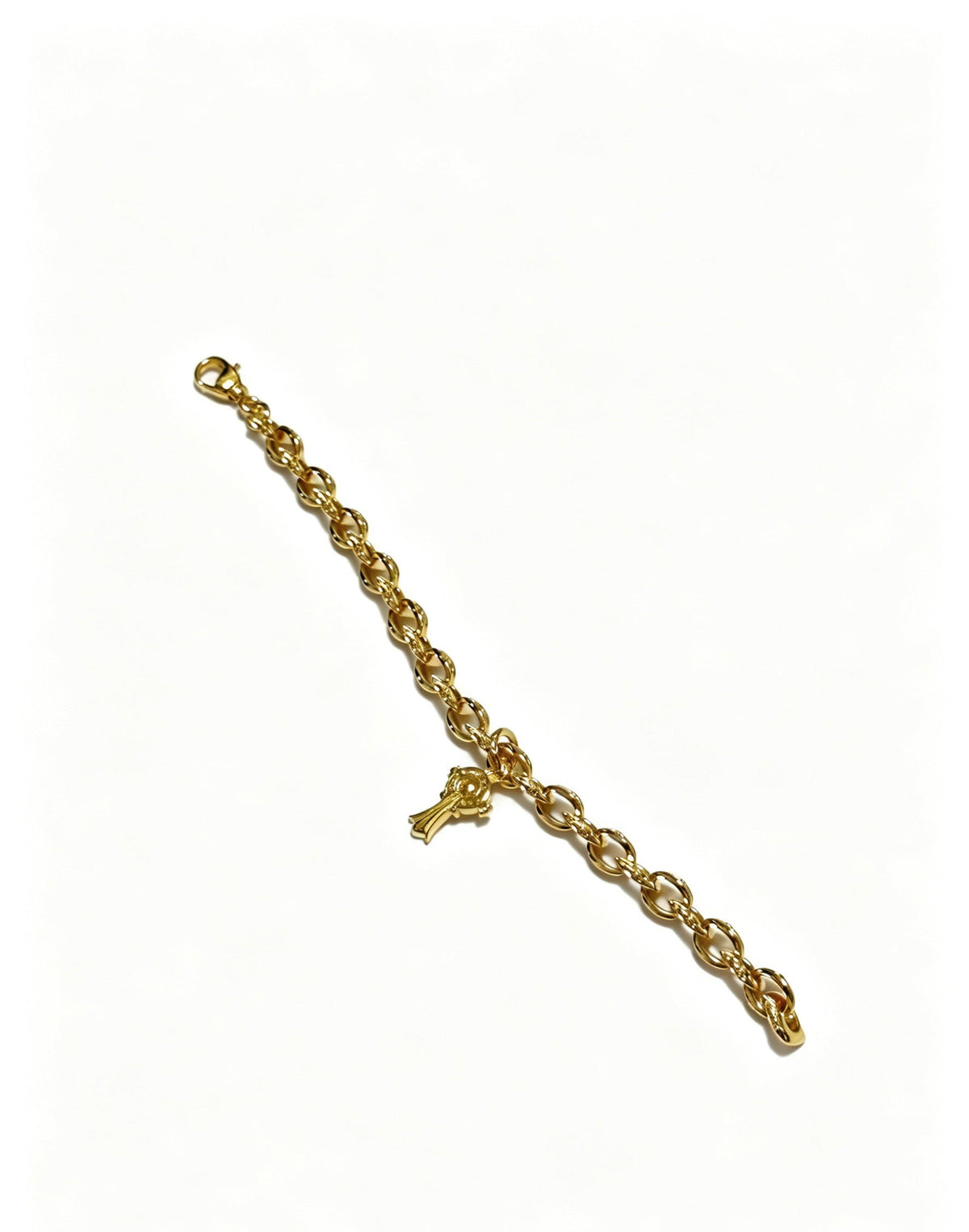 Martin Graham bracelet in polished metal-tone – front product view