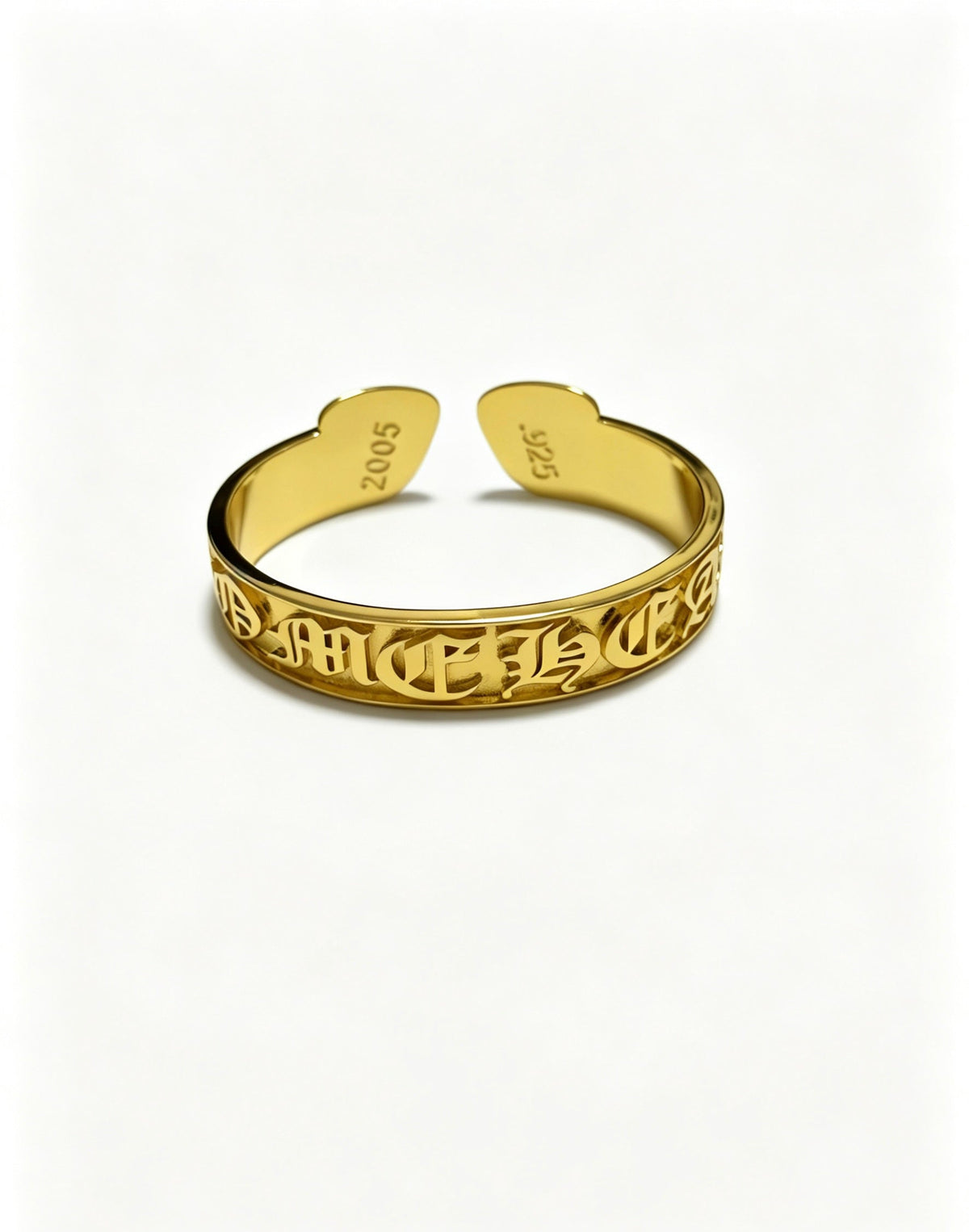 Martin Graham bracelet in polished metal-tone – front product view