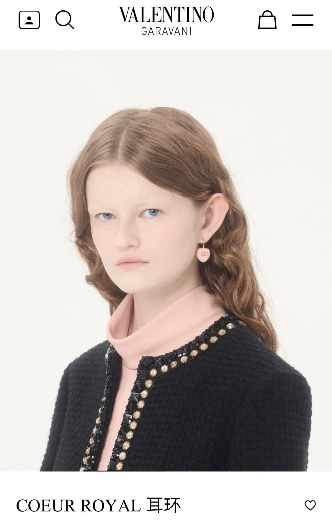Martin Graham earrings in polished metal-tone – front view