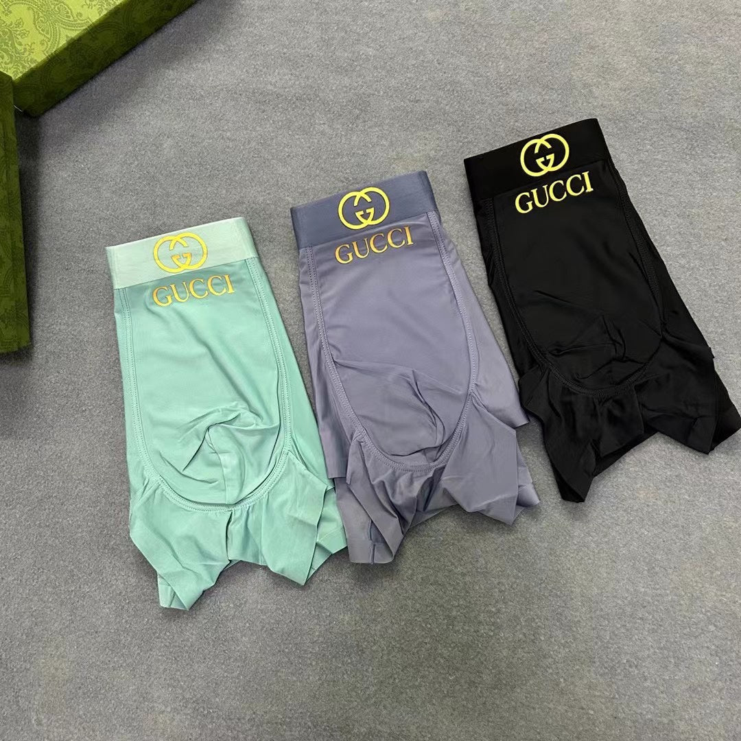 Gucci 91/9 Modal-Spandex Men's Boxer Briefs - 3-Piece Box - Sizes L-XXXL