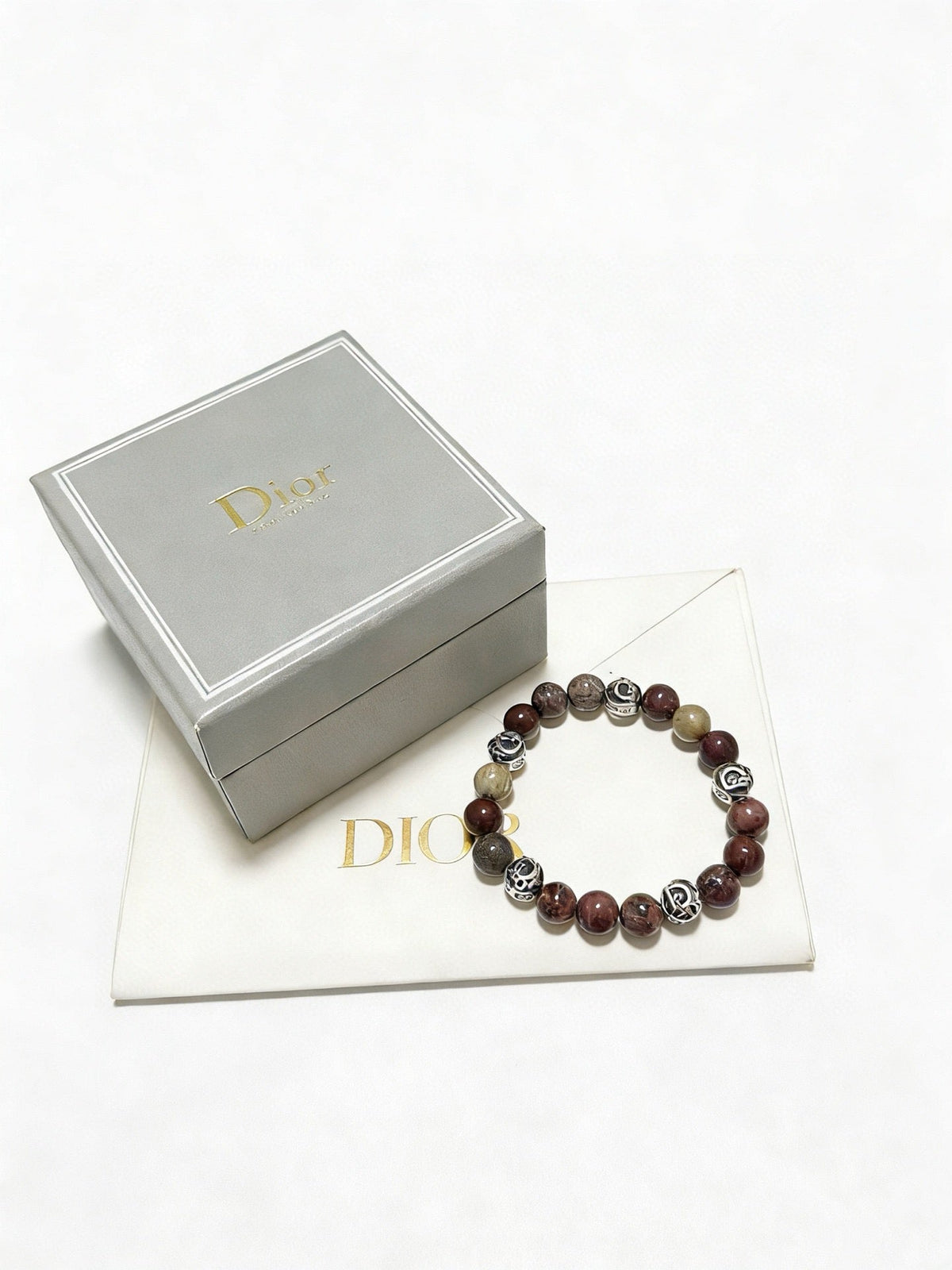 Martin Graham bracelet in polished metal-tone – front view