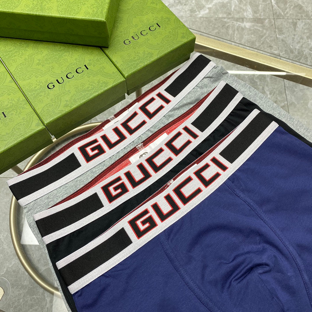 Gucci Striped Men's Boxer Briefs - 3-Piece Box