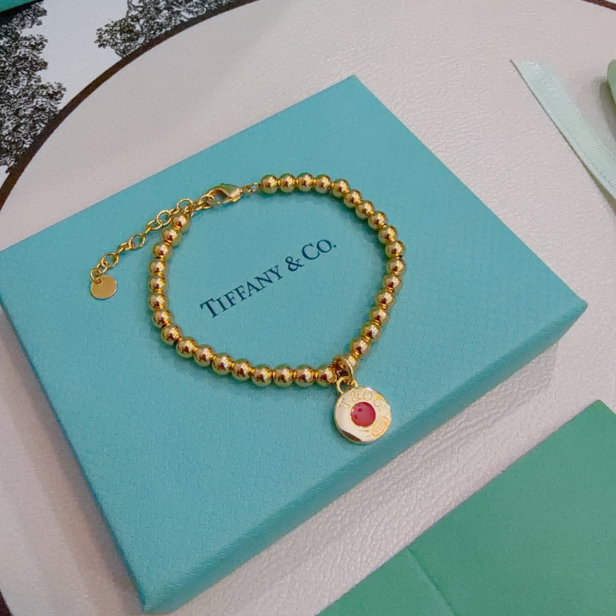 Martin Graham bracelet in polished metal-tone – front product view