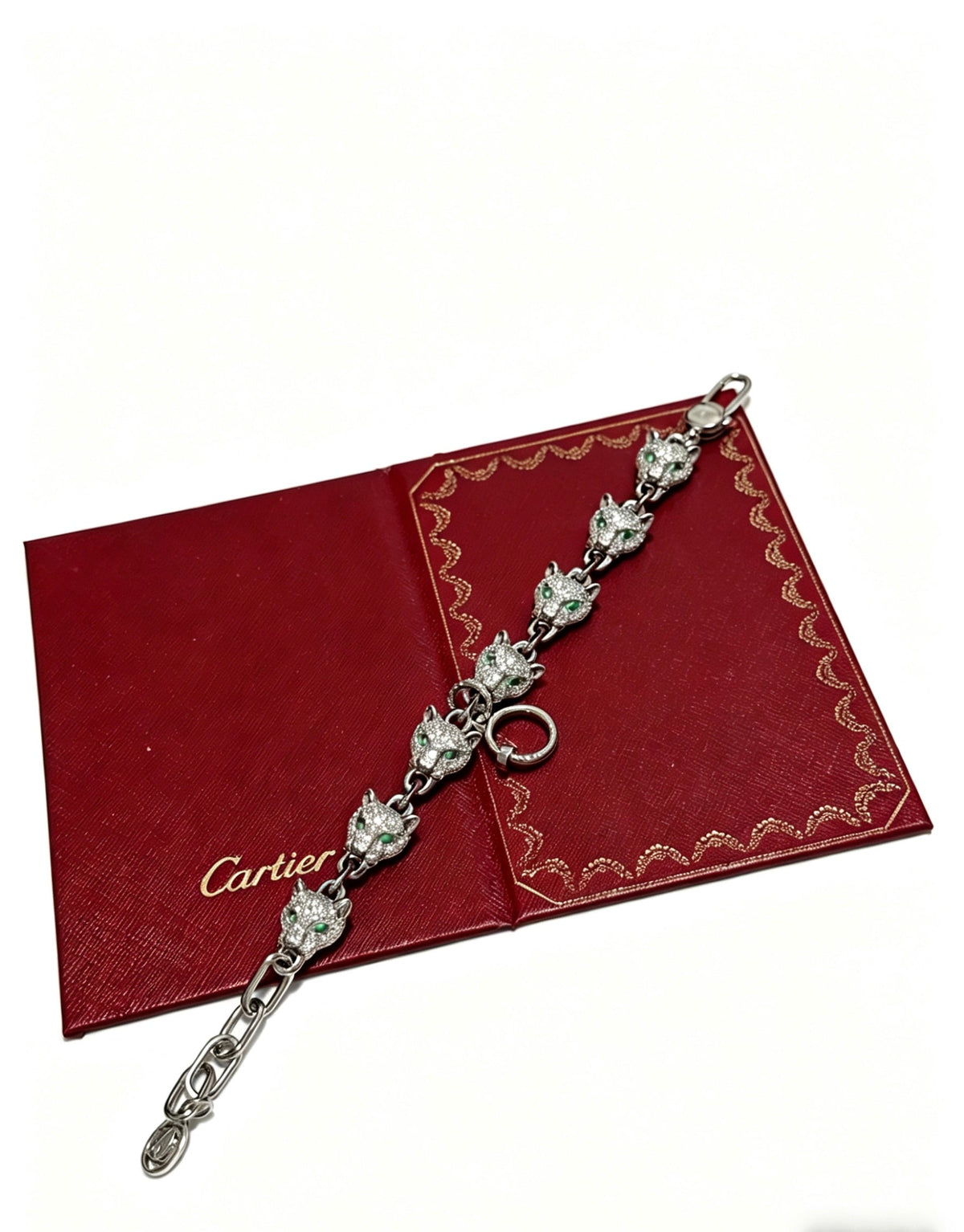 Martin Graham bracelet in polished metal-tone – front view
