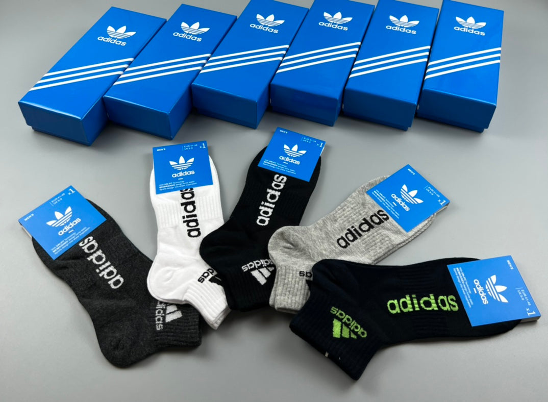 Adidas Cotton Breathable Socks – 5-Pair Pack