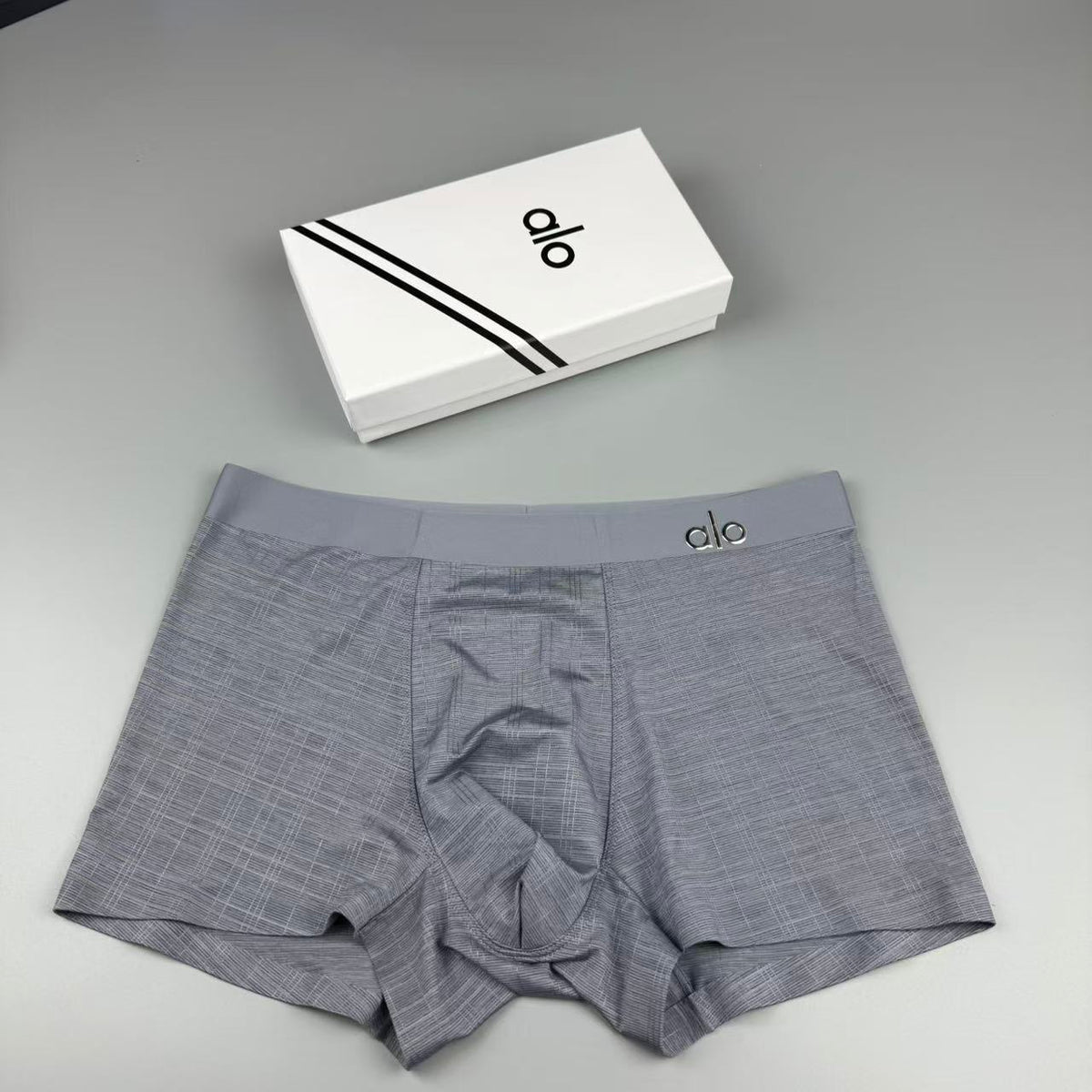 Alo Logo Detail Men's Boxer Briefs - 3-Piece Box