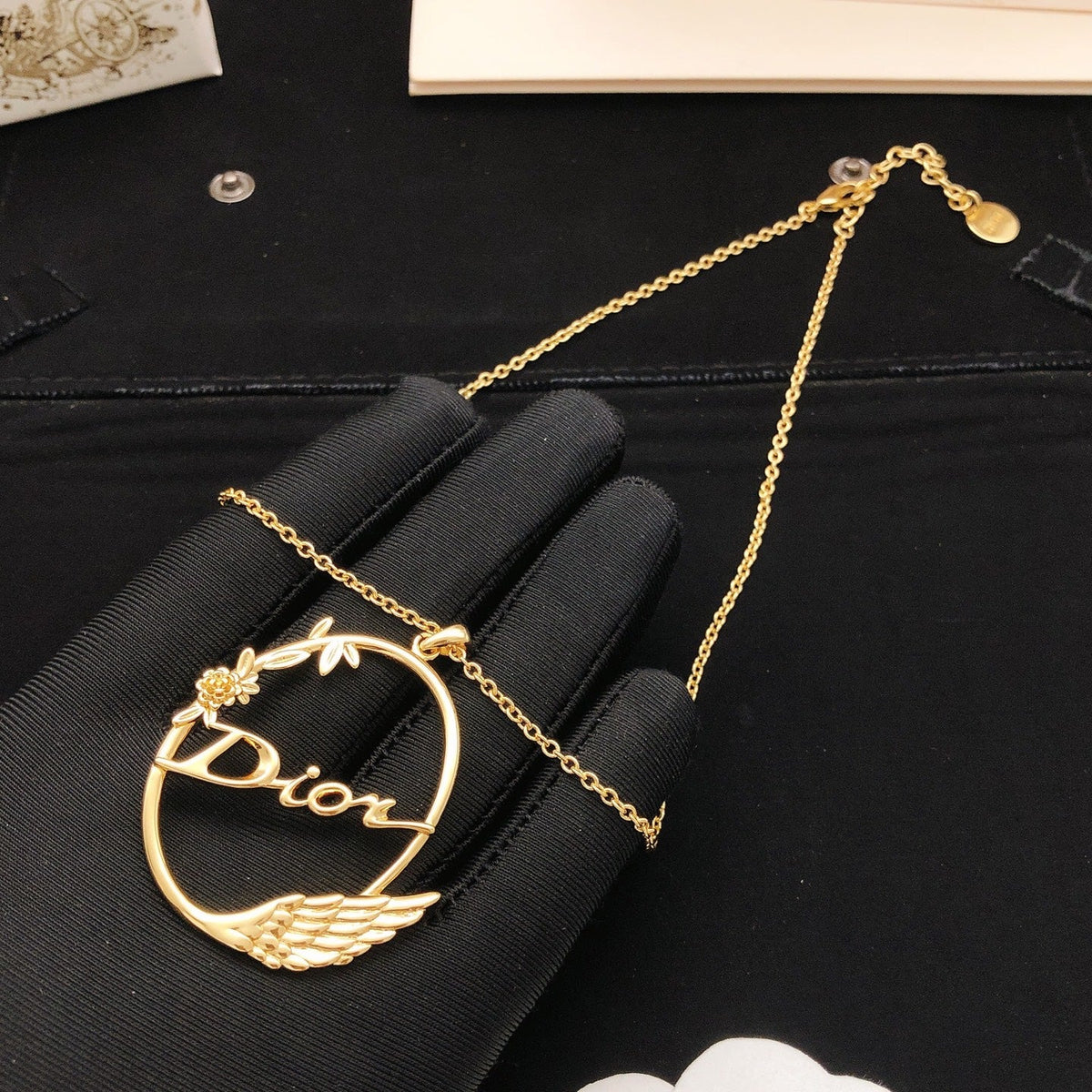 Martin Graham jewelry accessory in polished metal-tone – detail view