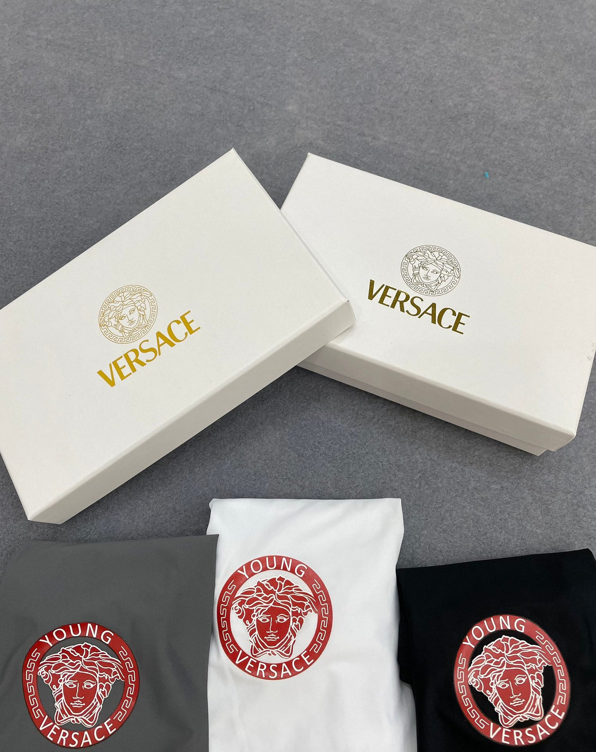 Versace Young Medusa Silky-Knit Boxer Briefs