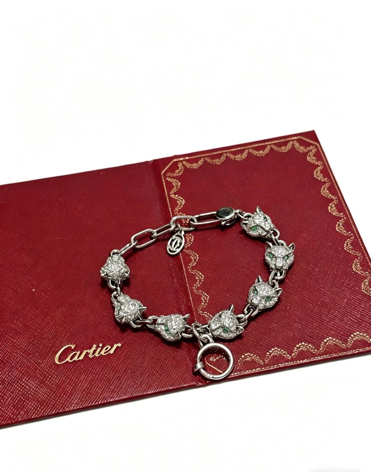 Martin Graham bracelet in polished metal-tone – detail view