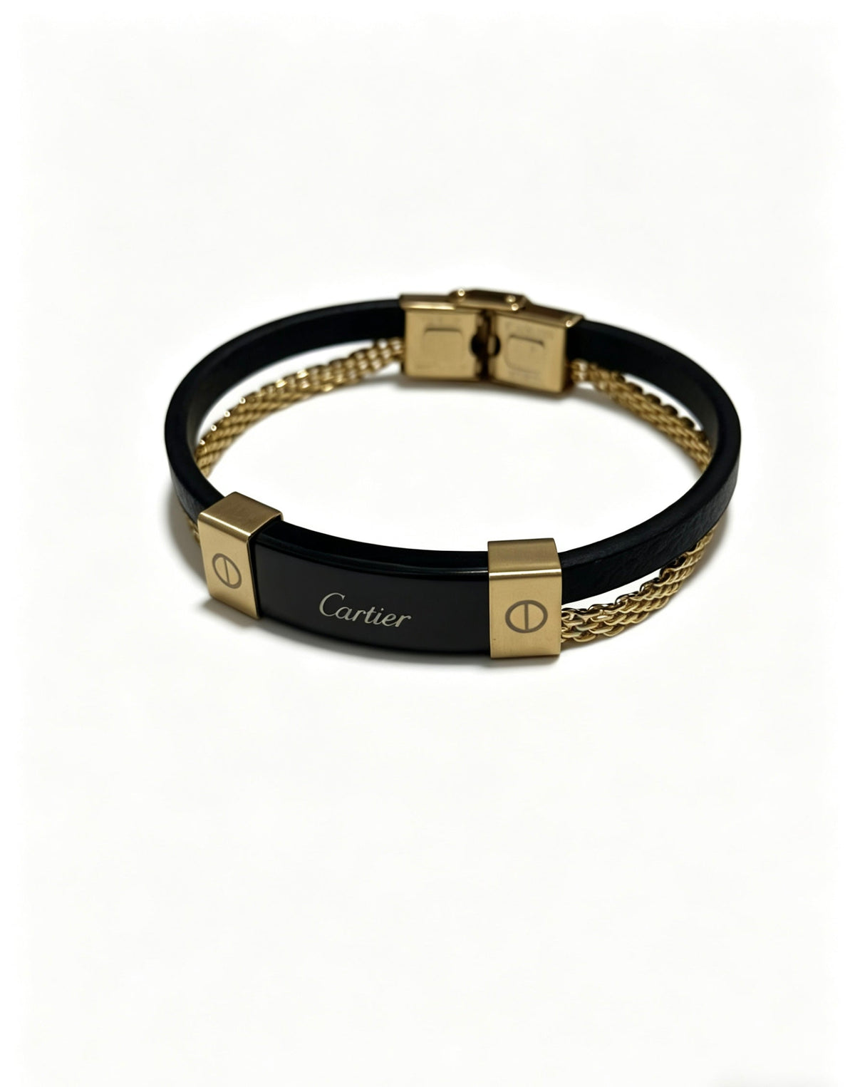 Martin Graham bracelet in polished metal-tone – detail view