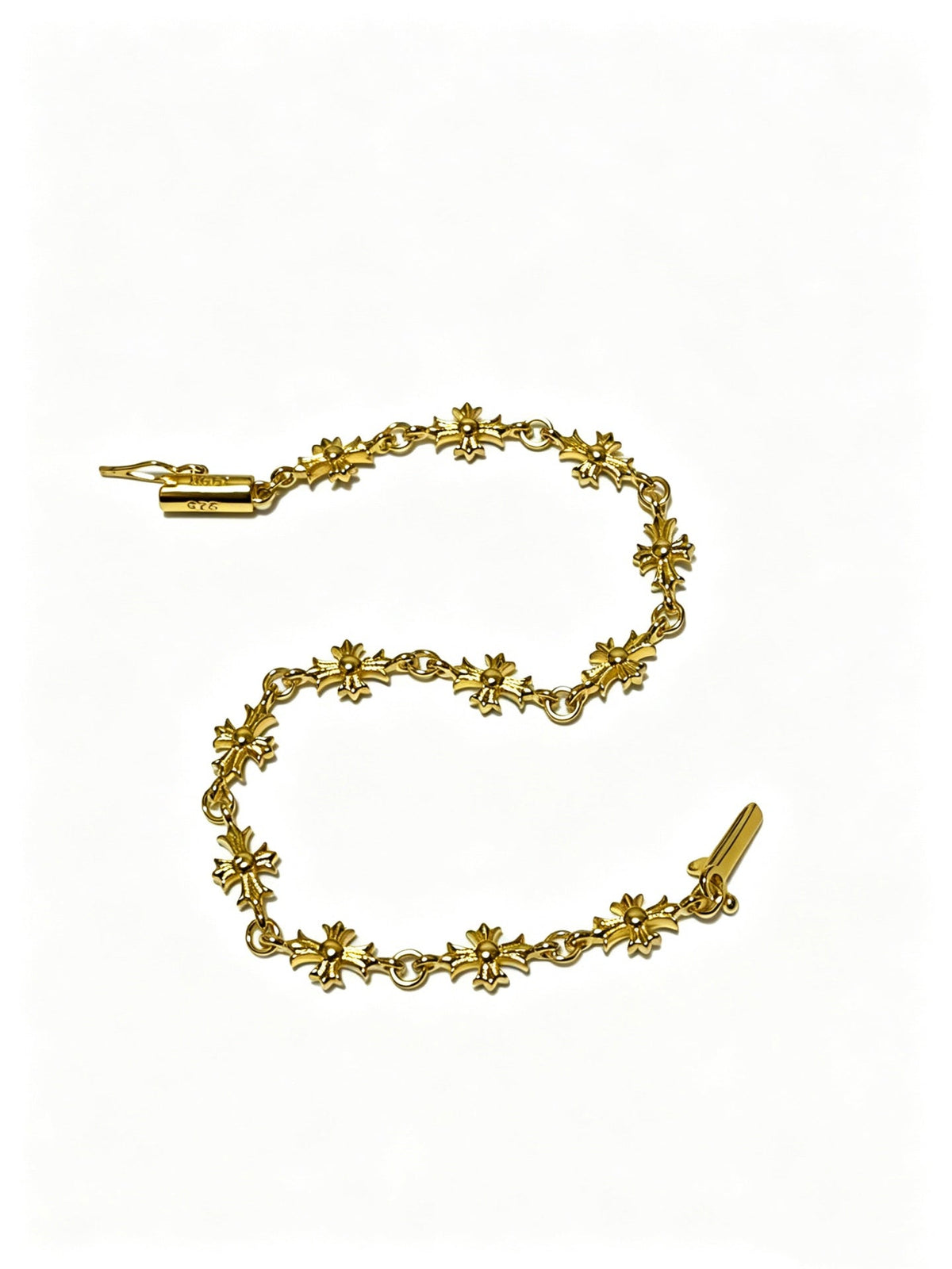 Martin Graham bracelet in polished metal-tone – detail view