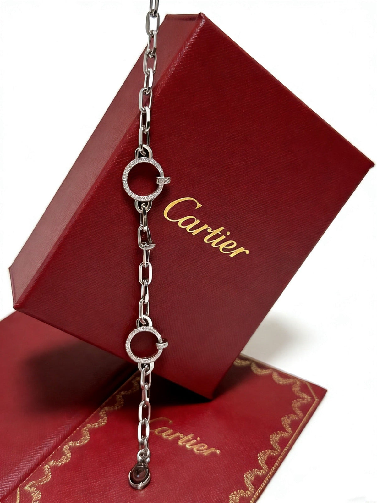 Martin Graham bracelet in polished metal-tone – detail view