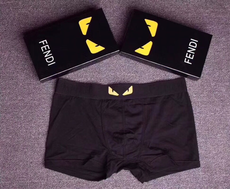 Fendi Eye-Shaped Waistband Motifs Men's Boxer Briefs