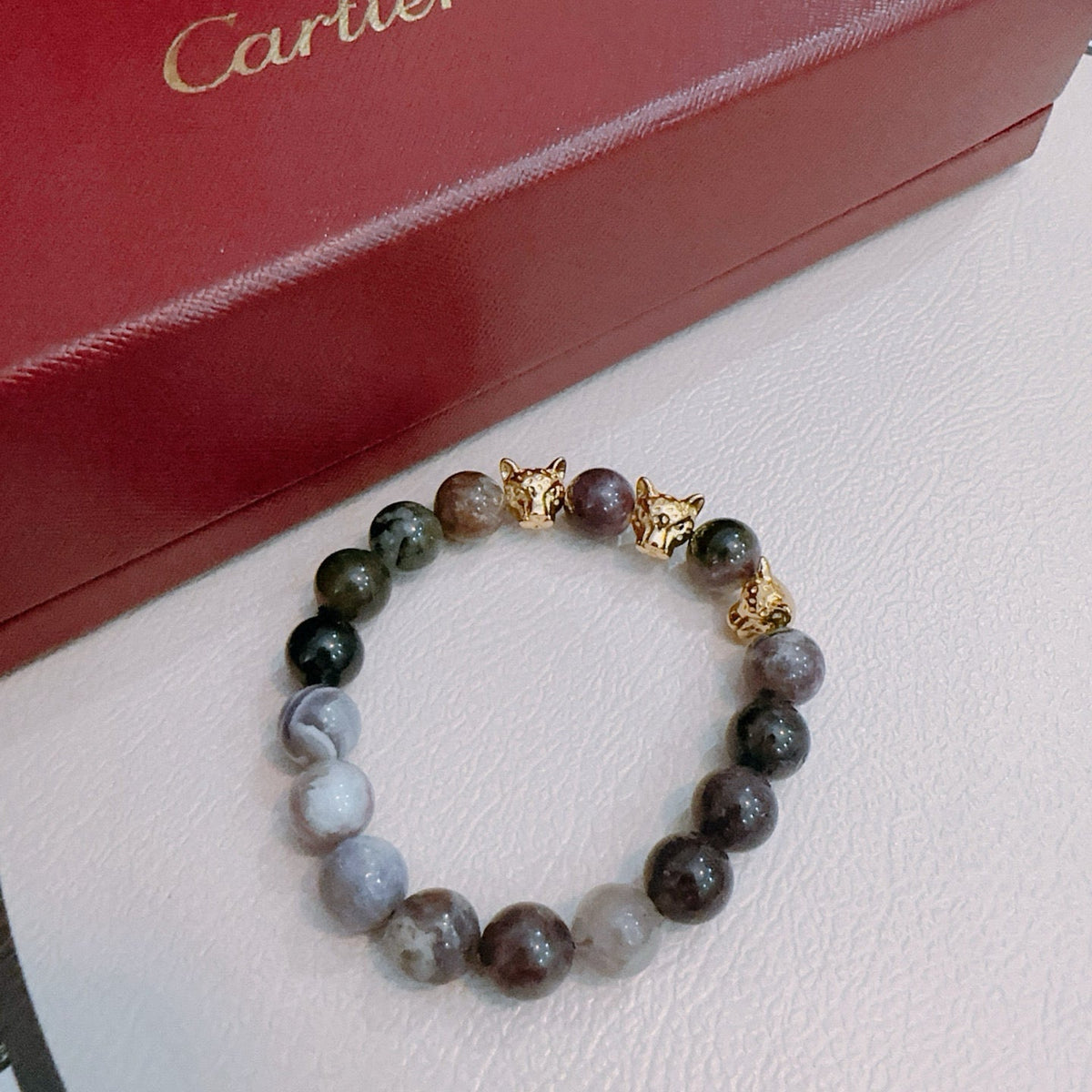 Martin Graham bracelet in polished metal-tone – detail view