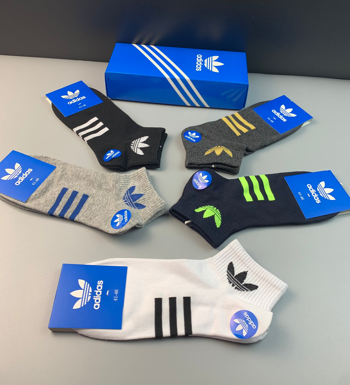 Adidas Cotton Breathable Socks – 5-Pair Pack