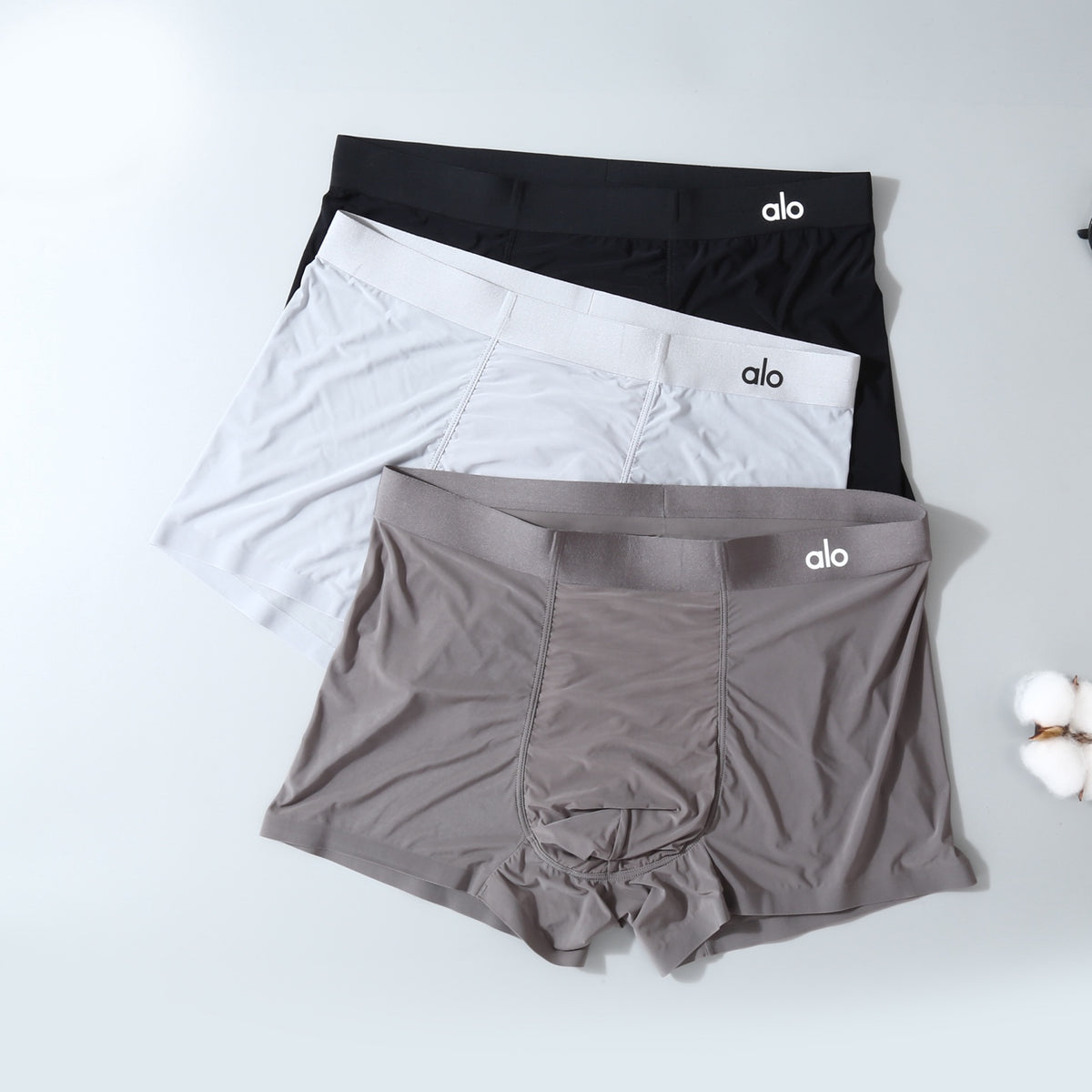 Alo Minimal Logo Men's Trunk Underwear - 3-Piece Box