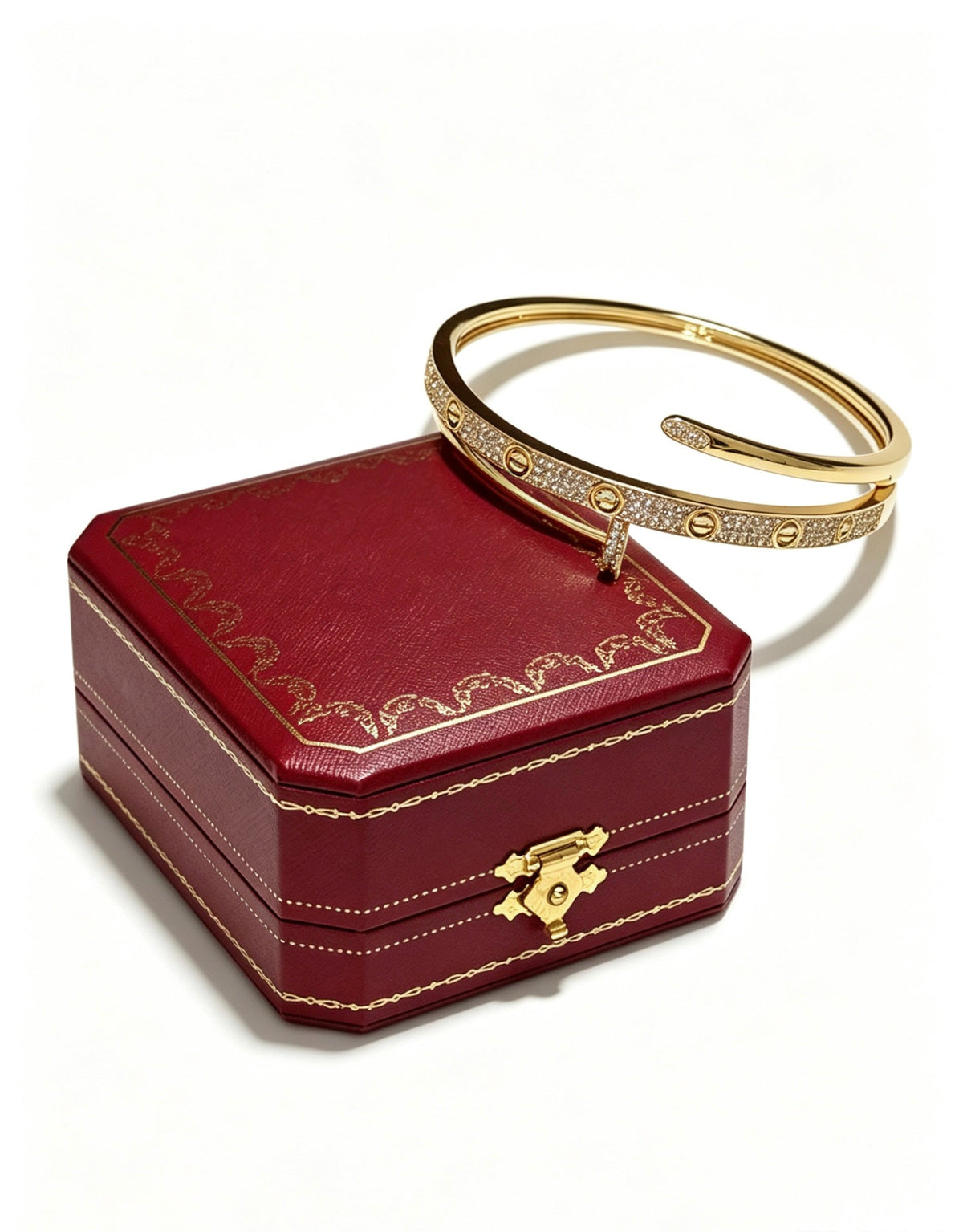 Martin Graham bracelet in polished metal-tone – detail view