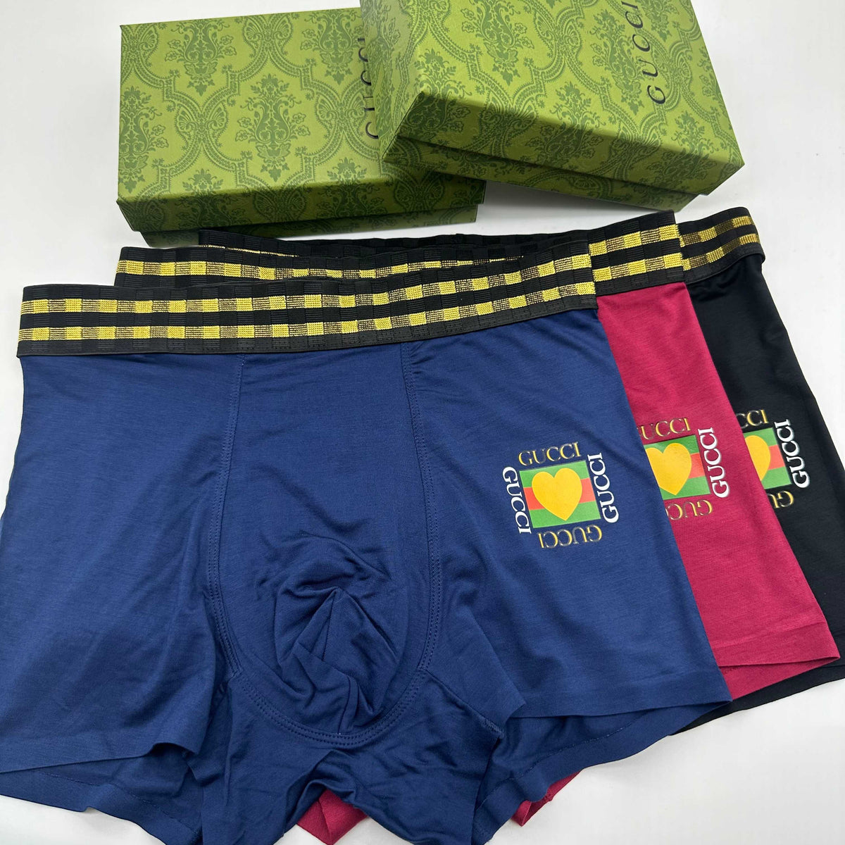 Gucci Men's Boxer Briefs - 3-Piece Box