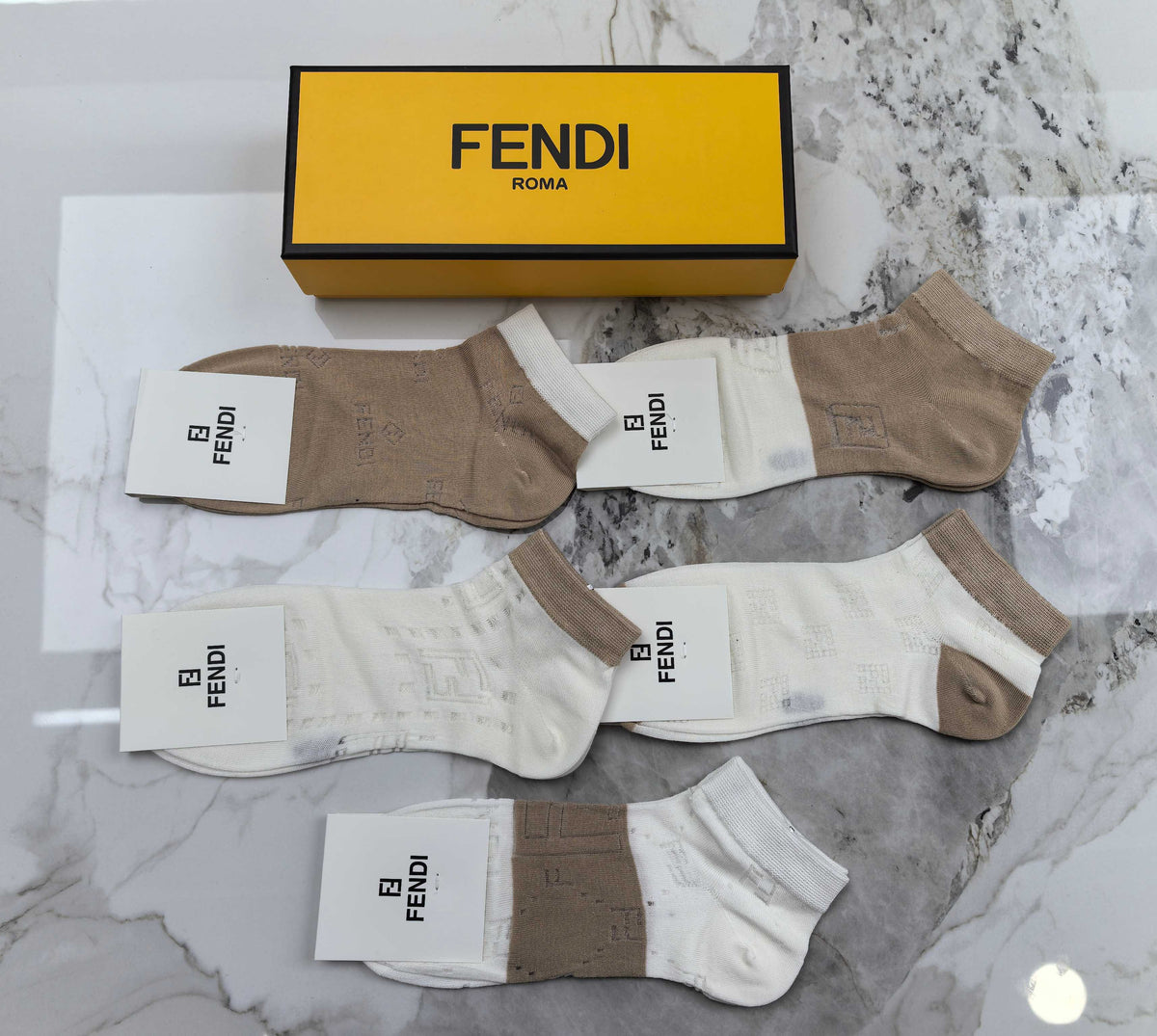 Fendi Modal Socks – 5-Pair Pack