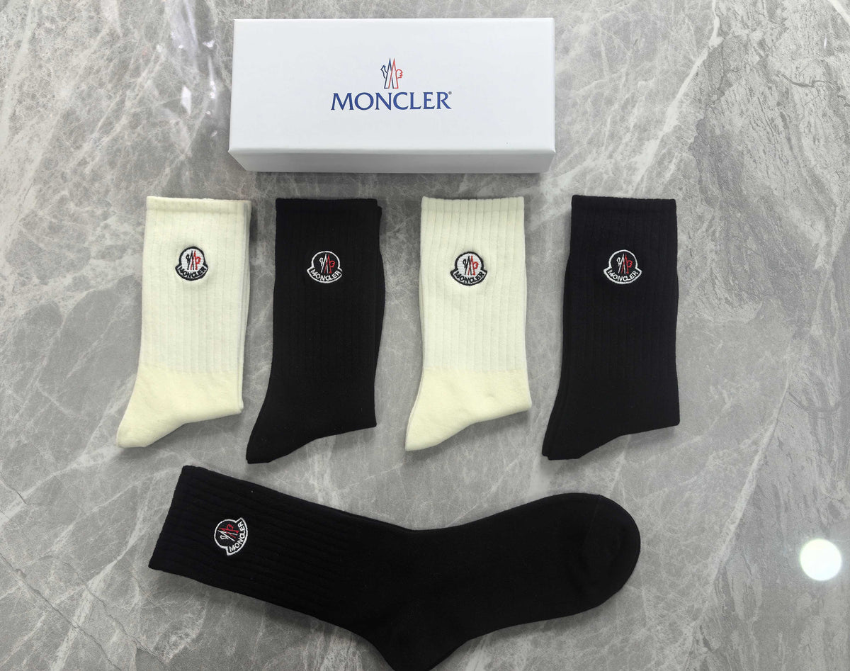 Moncler Cotton Socks - 5-Pair Set