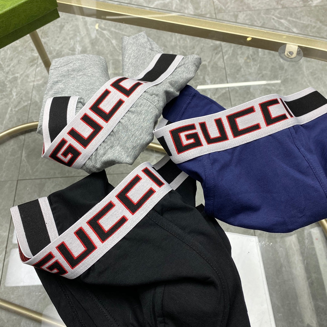 Gucci Striped Men's Boxer Briefs - 3-Piece Box