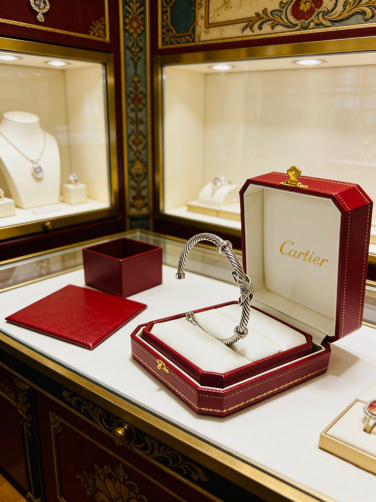 Martin Graham bracelet in polished metal-tone – detail view