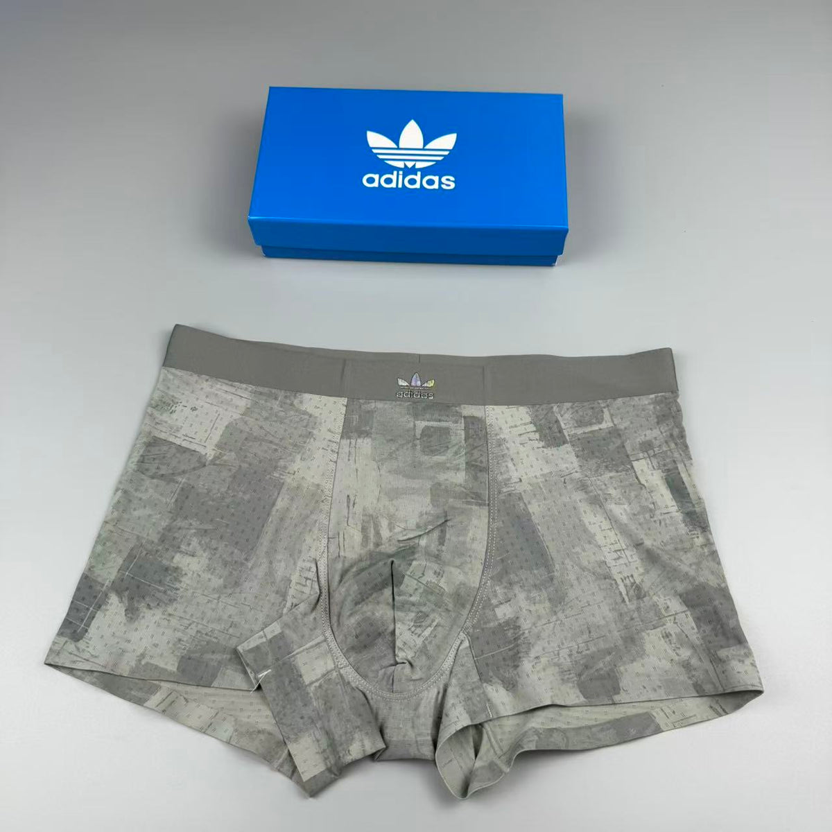 Adidas Logo Detail Men's Boxer Briefs - 3-Piece Box