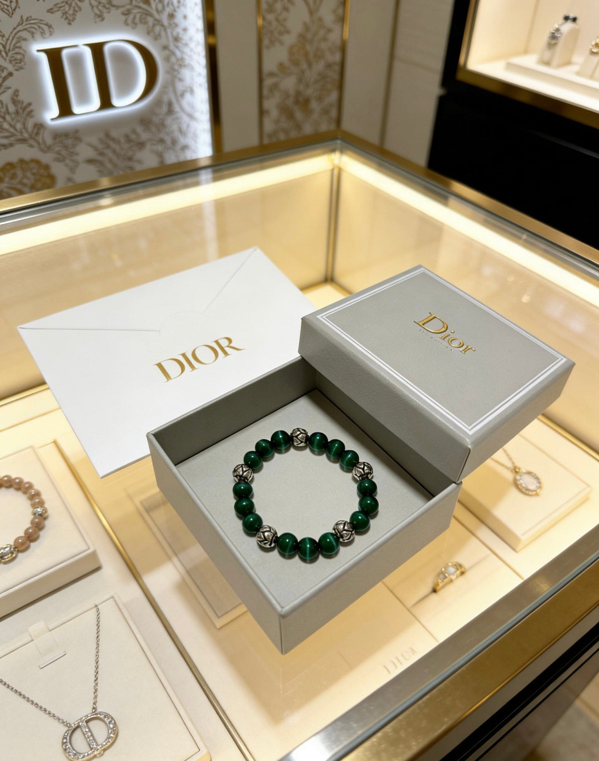 Martin Graham bracelet in polished metal-tone – detail view