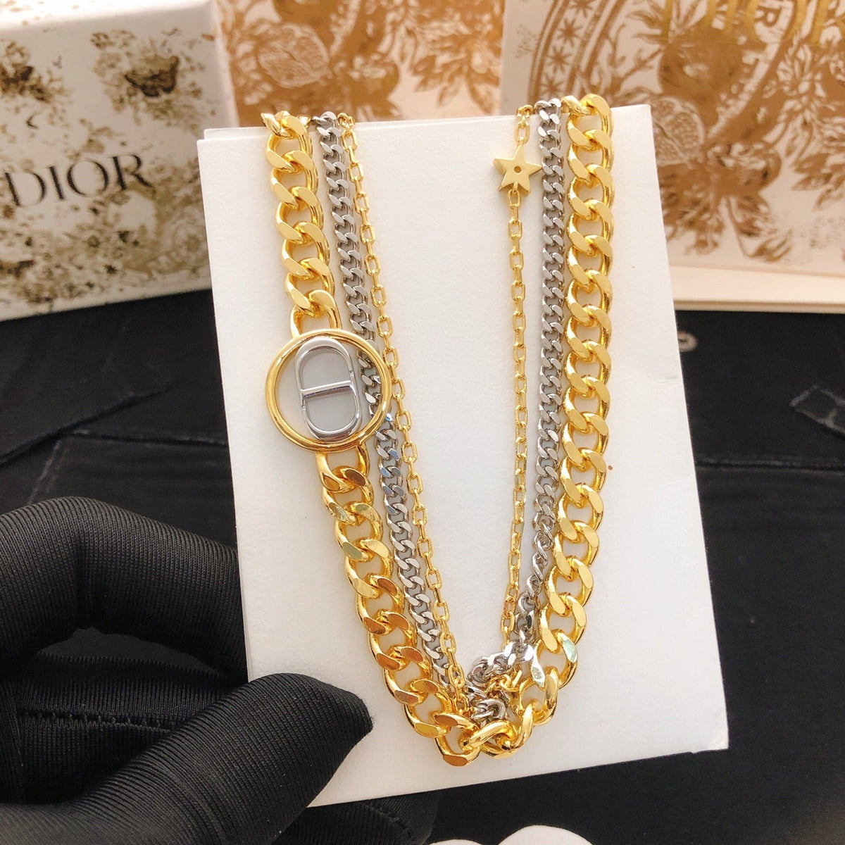 Martin Graham jewelry accessory in polished metal-tone – detail view